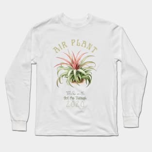 Air Plant, Botanical Illustration T-Shirt | Plant Lover Tee Long Sleeve T-Shirt